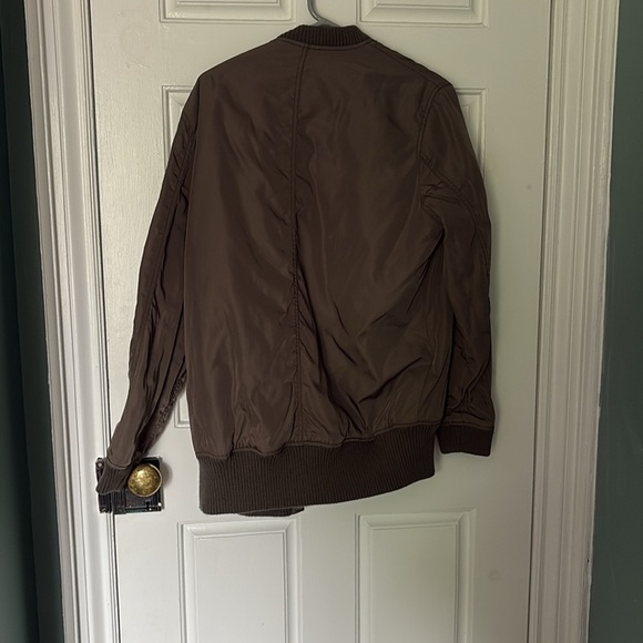 American Eagle Satin Bomber Jacket - Picture 2 of 3